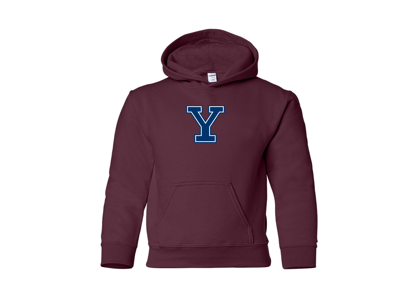 Youth Yale Bulldogs Gildan Heavy Blend  Hooded Sweatshirt