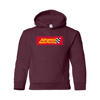 Youth Advance Auto Parts Logo Gildan Heavy Blend  Hooded Sweatshirt