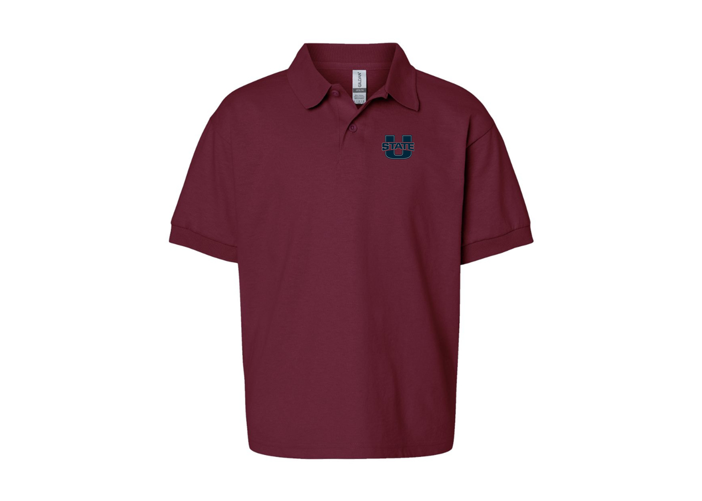 Youth Utah State Aggies Gildan Dry Blend Jersey Polo
