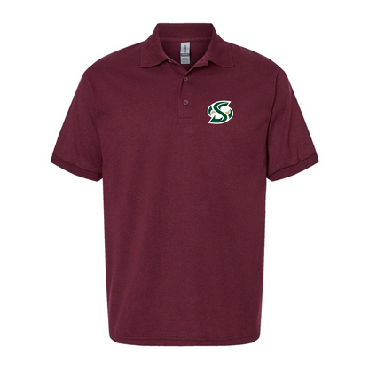 Men's Sacramento State Hornets Logo  Gildan Dry Blend Jersey Polo