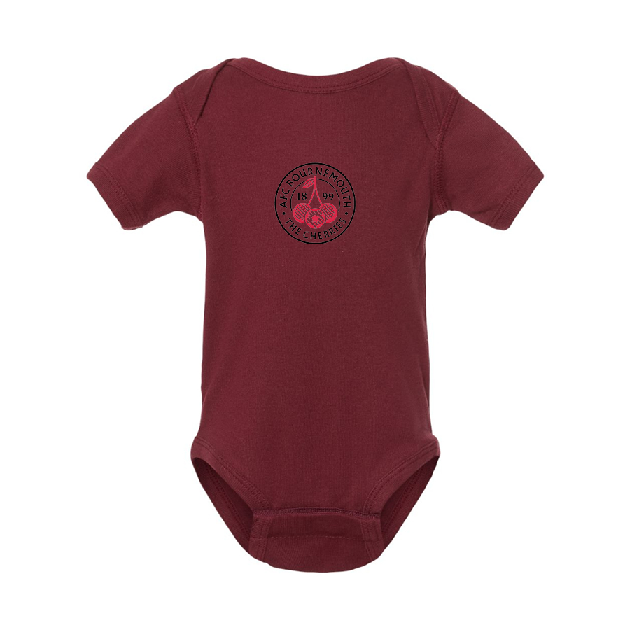 AFC Bournemouth Soccer Logo Rabbit Skins Infant Baby Rib Bodysuit