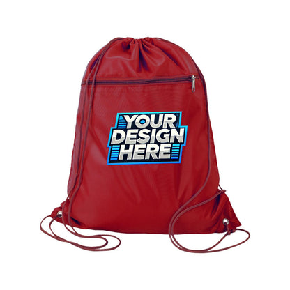 Customize - Q-Tees - Polyester Cinchpack - Q135200