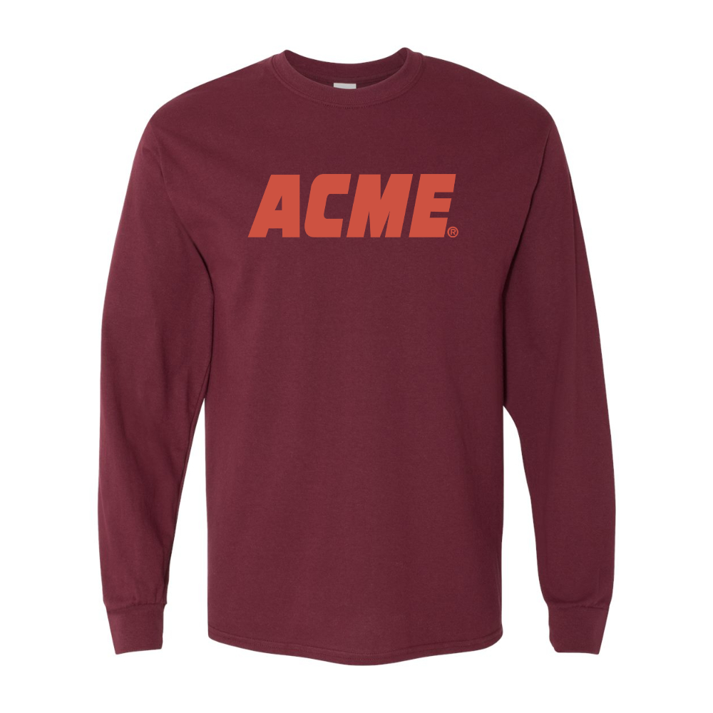 Men's ACME Logo Gildan Heavy Cotton Long Sleeve T-Shirt