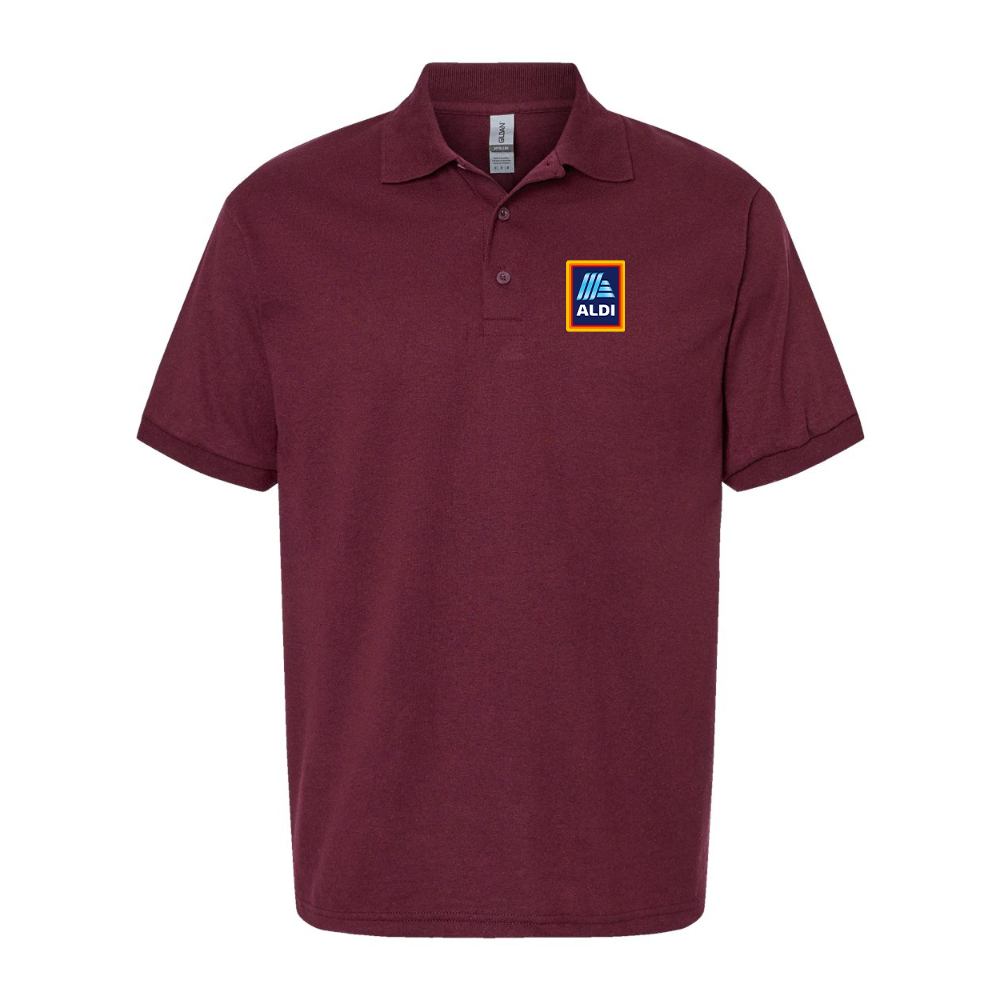 Men's Aldi Logo Gildan Dry Blend Jersey Polo