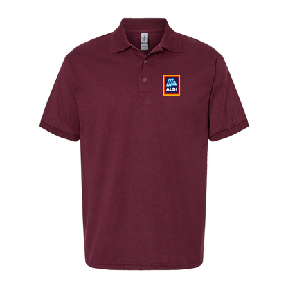 Men's Aldi Logo Gildan Dry Blend Jersey Polo