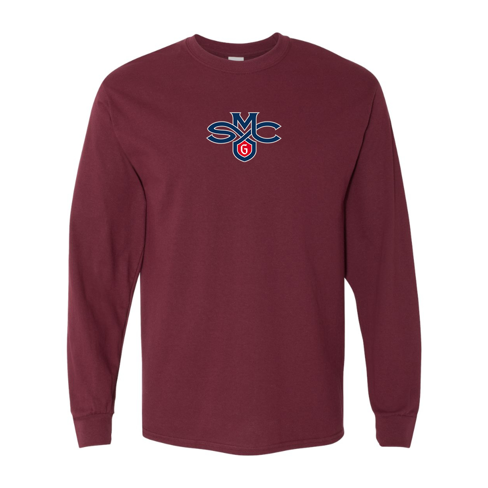 Men's Saint Marys Gaels Logo Gildan Heavy Cotton Long Sleeve T-Shirt