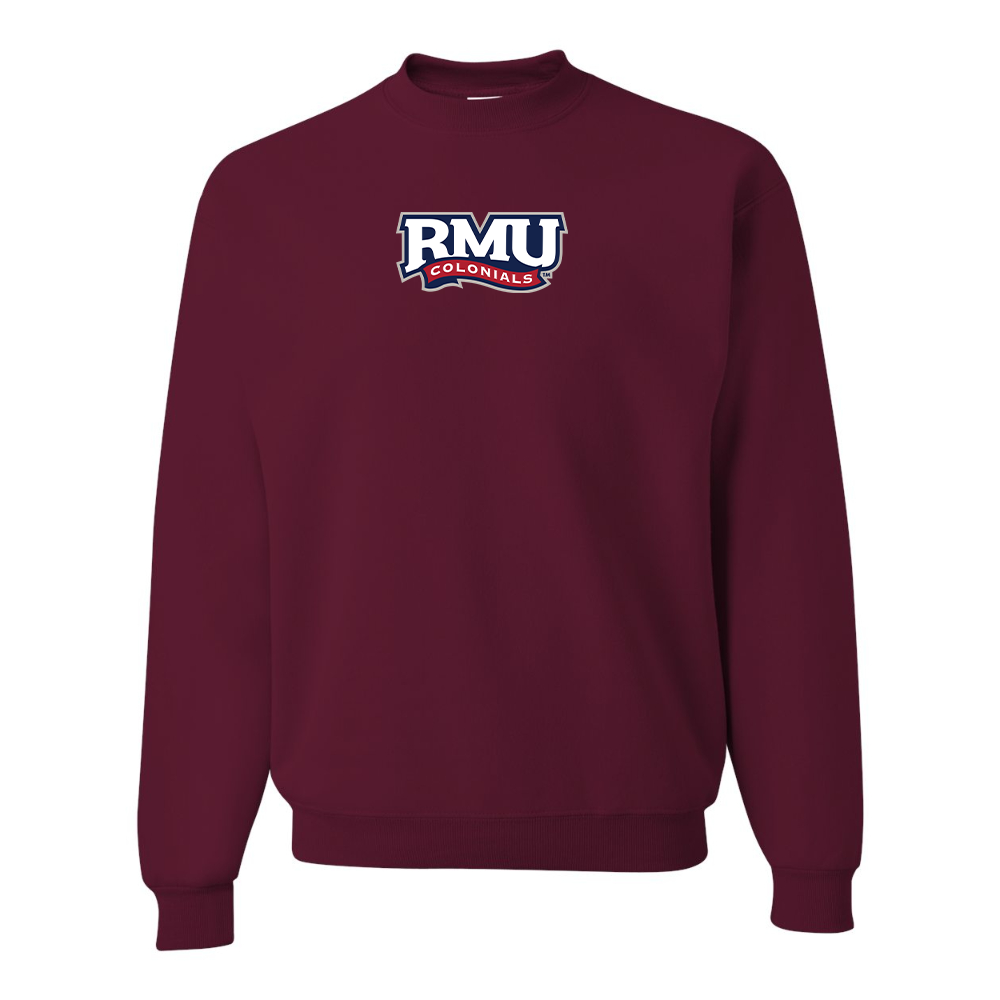 Men's Robert Morris Colonials Logo JERZEES NuBlend Crewneck Sweatshirt