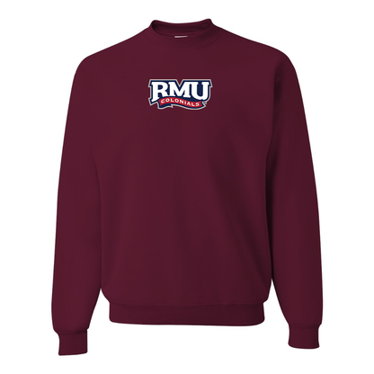 Men's Robert Morris Colonials Logo JERZEES NuBlend Crewneck Sweatshirt
