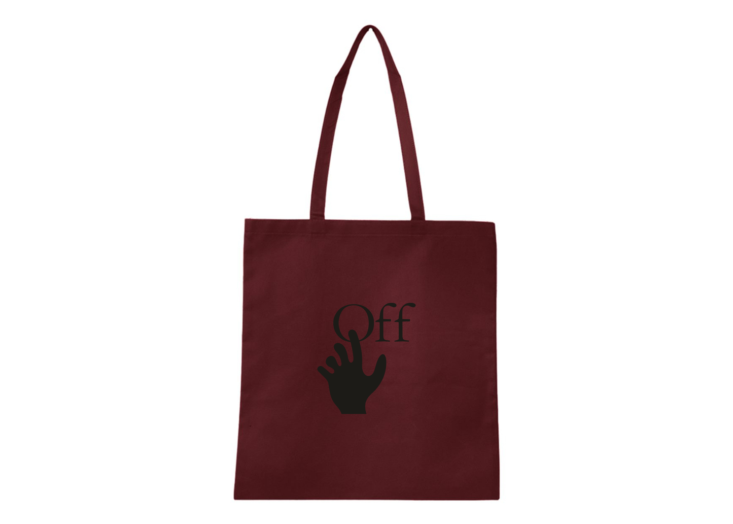 Off-White Hand Q-Tees Non-Woven  Tote