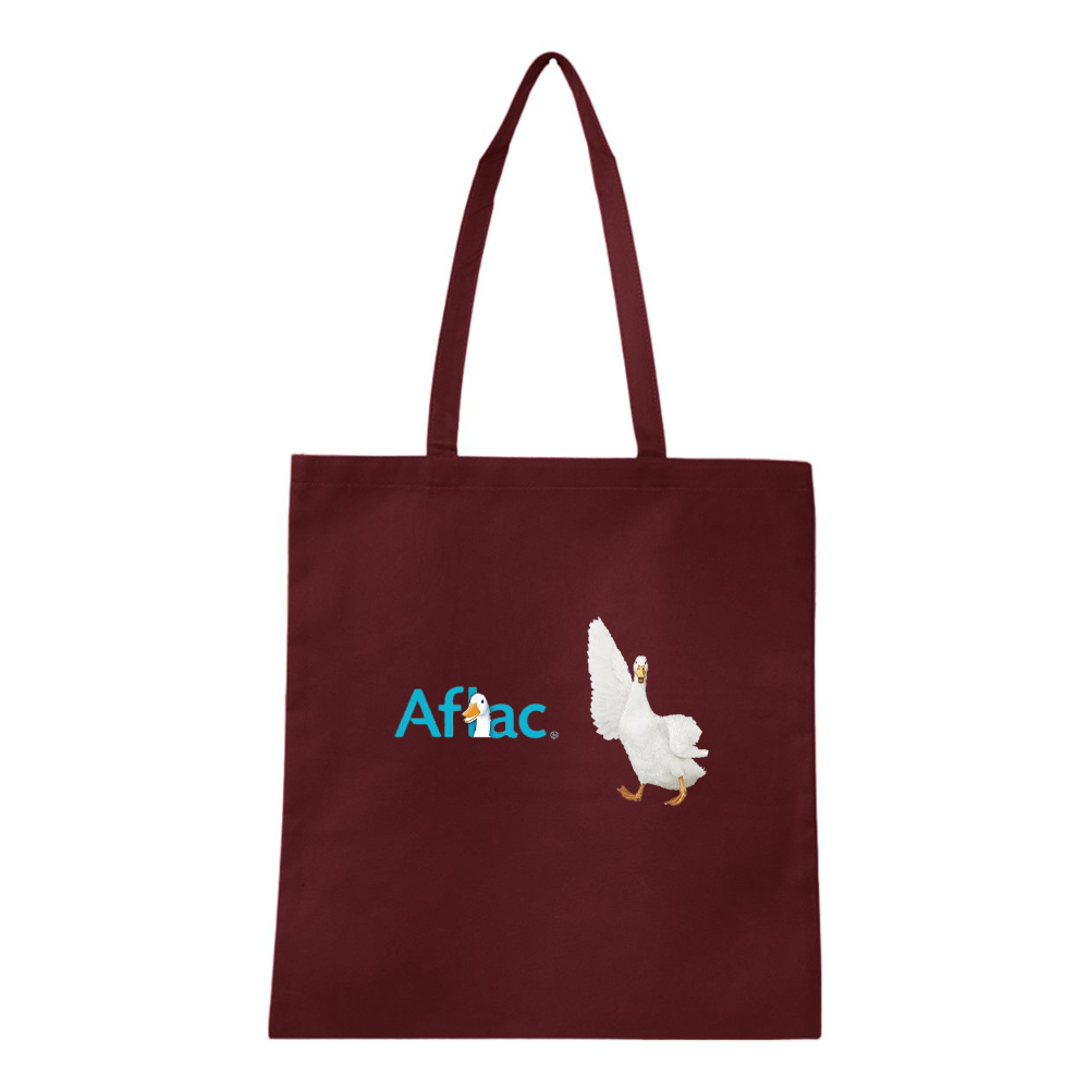 Aflac Logo and Duck Q-Tees Non-Woven  Tote