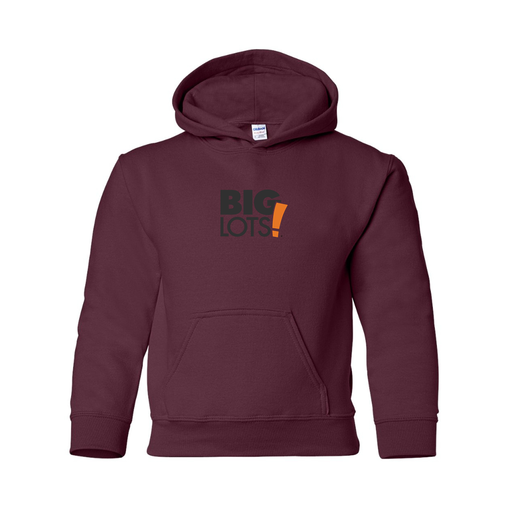 Youth Big Lots Logo Gildan Heavy Blend  Hooded Sweatshirt