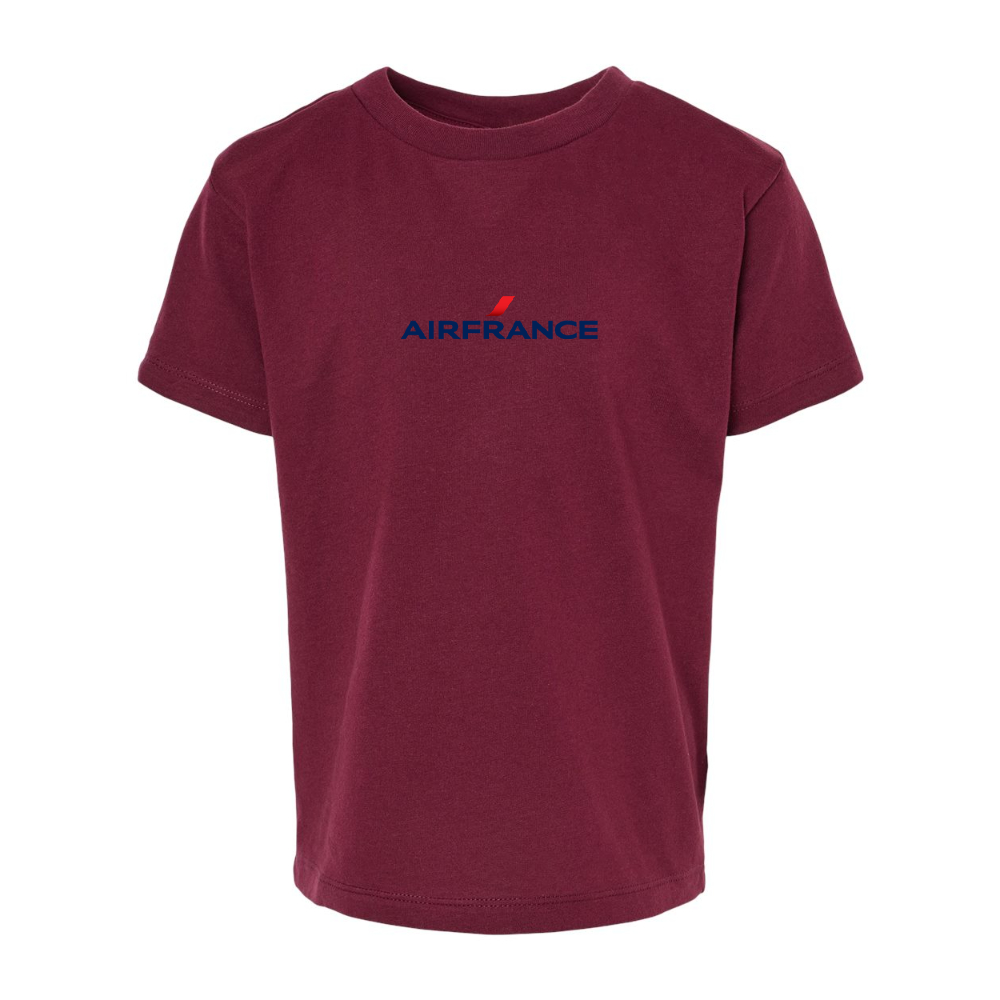 Air France Logo BELLA  CANVAS Toddler Jersey Tee