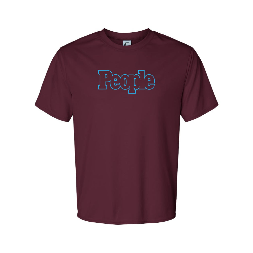 Men's People Magazine Logo Polyester T-Shirt