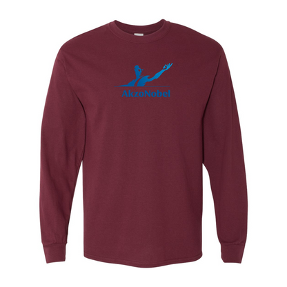 Men's AkzoNobel Logo Gildan Heavy Cotton Long Sleeve T-Shirt