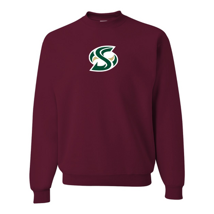 Men's Sacramento State Hornets Logo   JERZEES NuBlend Crewneck Sweatshirt