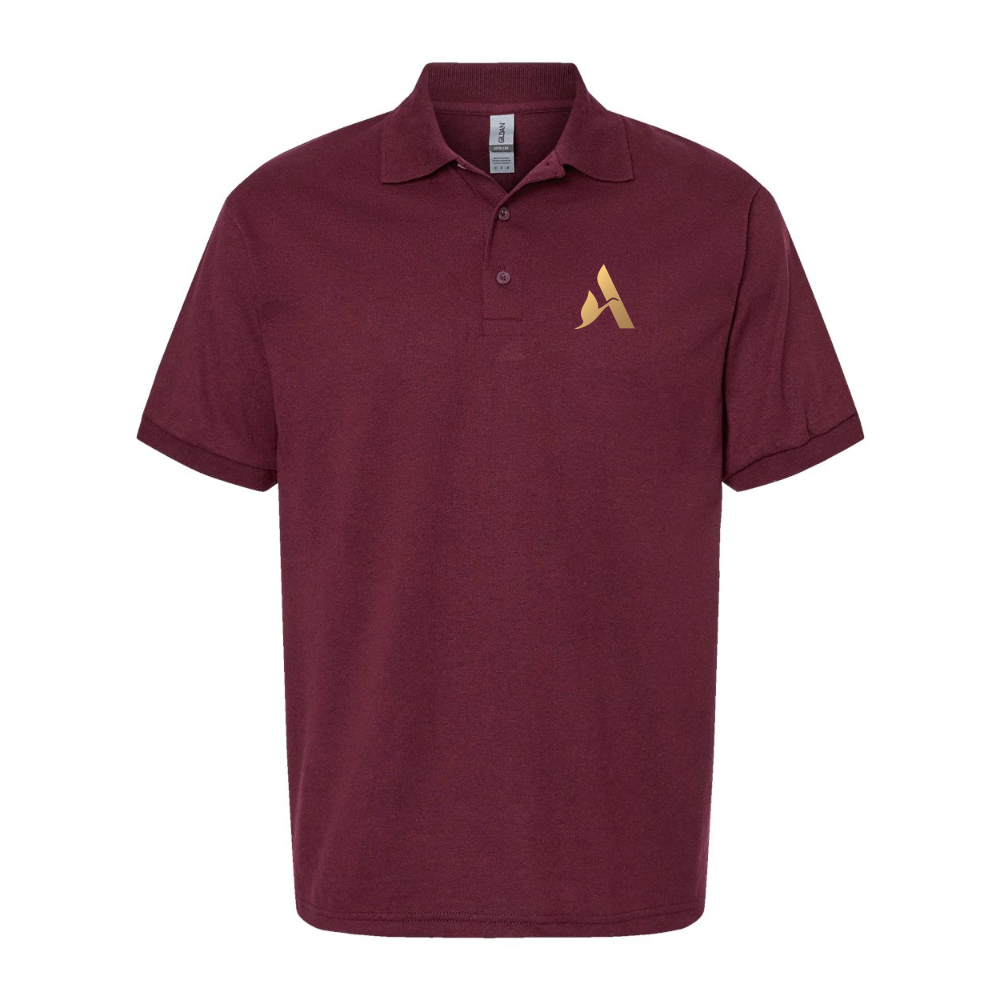 Men's Accor Golden Logo Gildan Dry Blend Jersey Polo