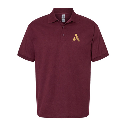 Men's Accor Golden Logo Gildan Dry Blend Jersey Polo