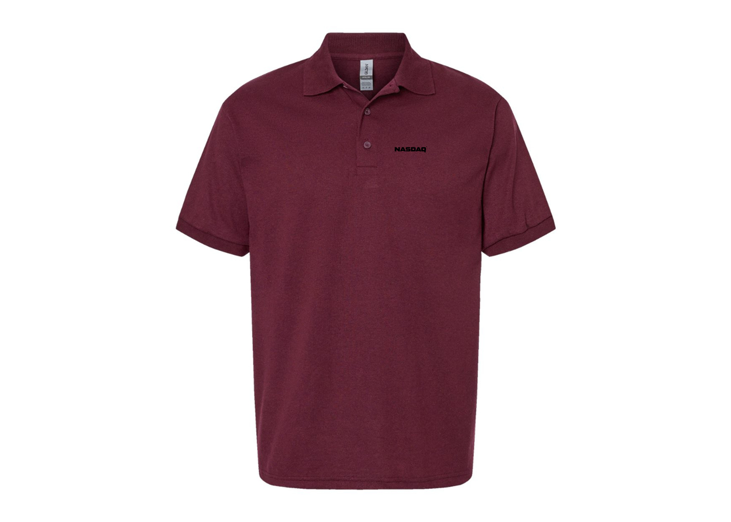 Men's Nasdaq Logo Gildan Dry Blend Jersey Polo