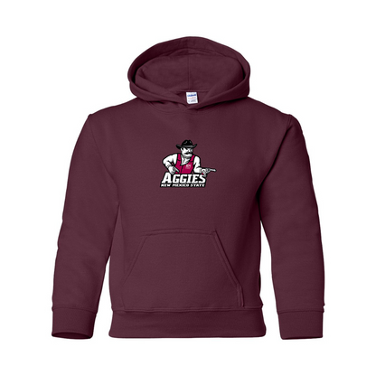 Youth Aggies New Mexico State Logo Gildan Heavy Blend  Hooded Sweatshirt