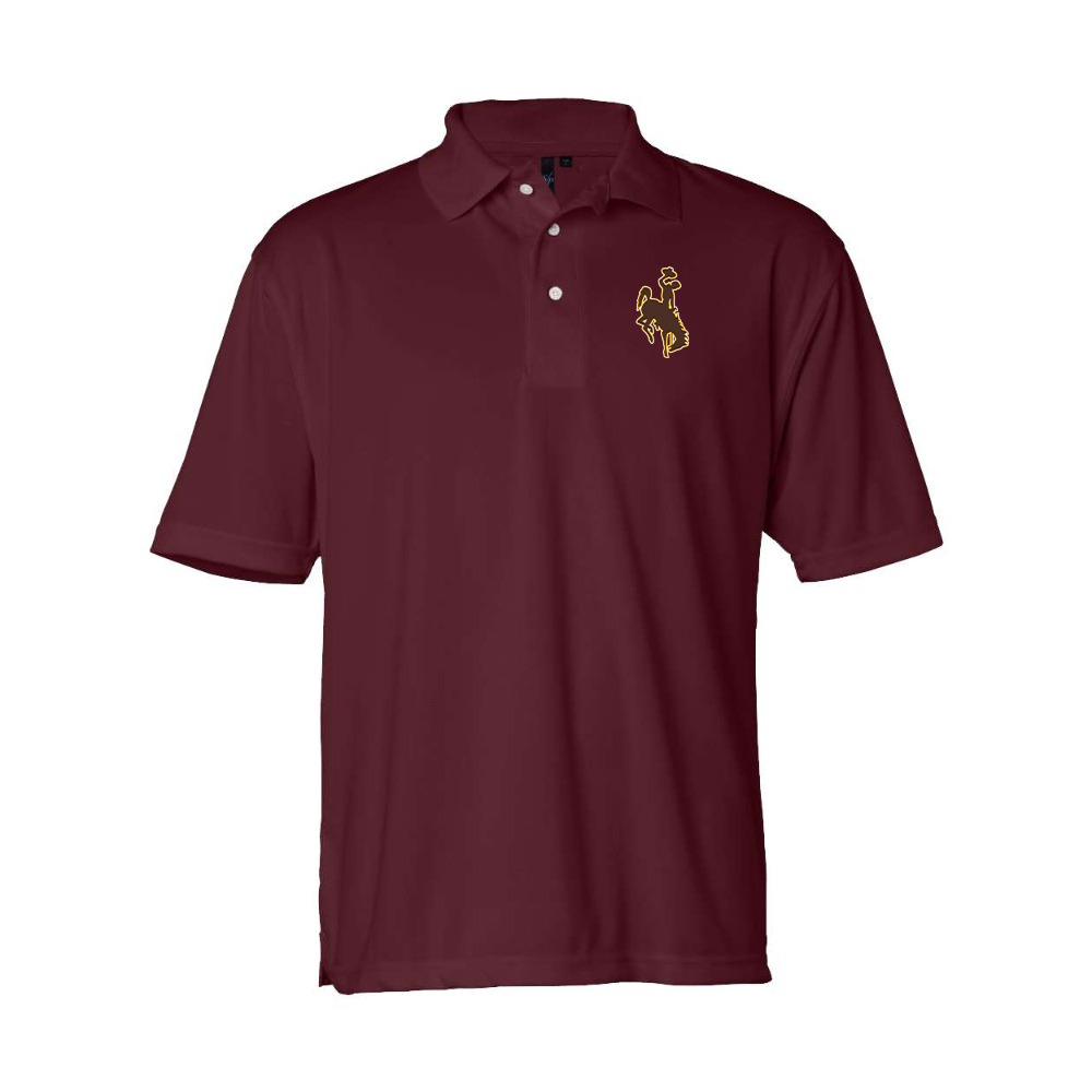 Men's Wyoming Cowboys Sierra Pacific Moisture Free Mesh Polo