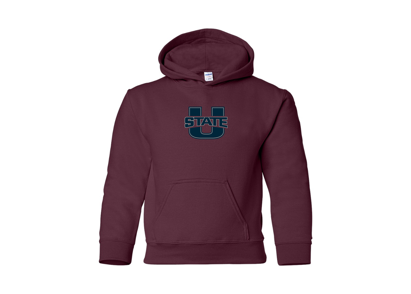Youth Utah State Aggies Gildan Heavy Blend  Hooded Sweatshirt