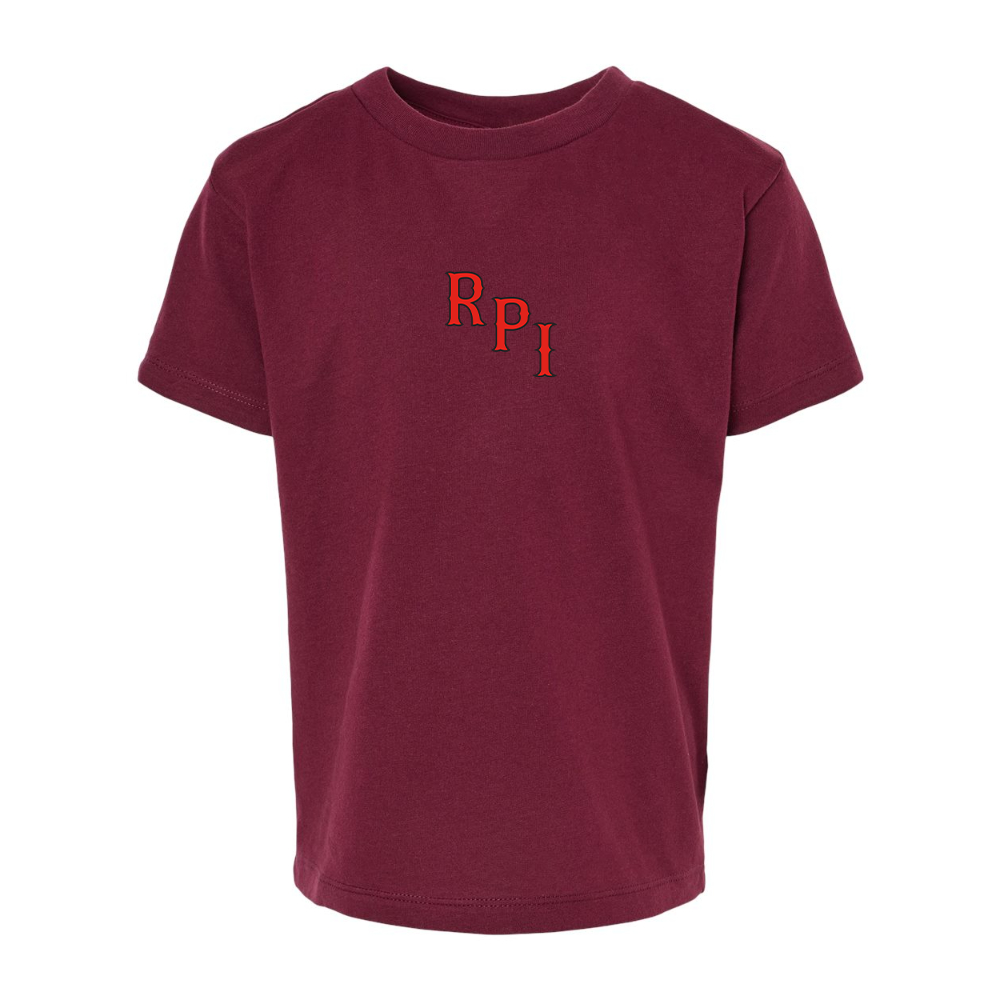RPI Engineers Logo BELLA  CANVAS Toddler Jersey Tee