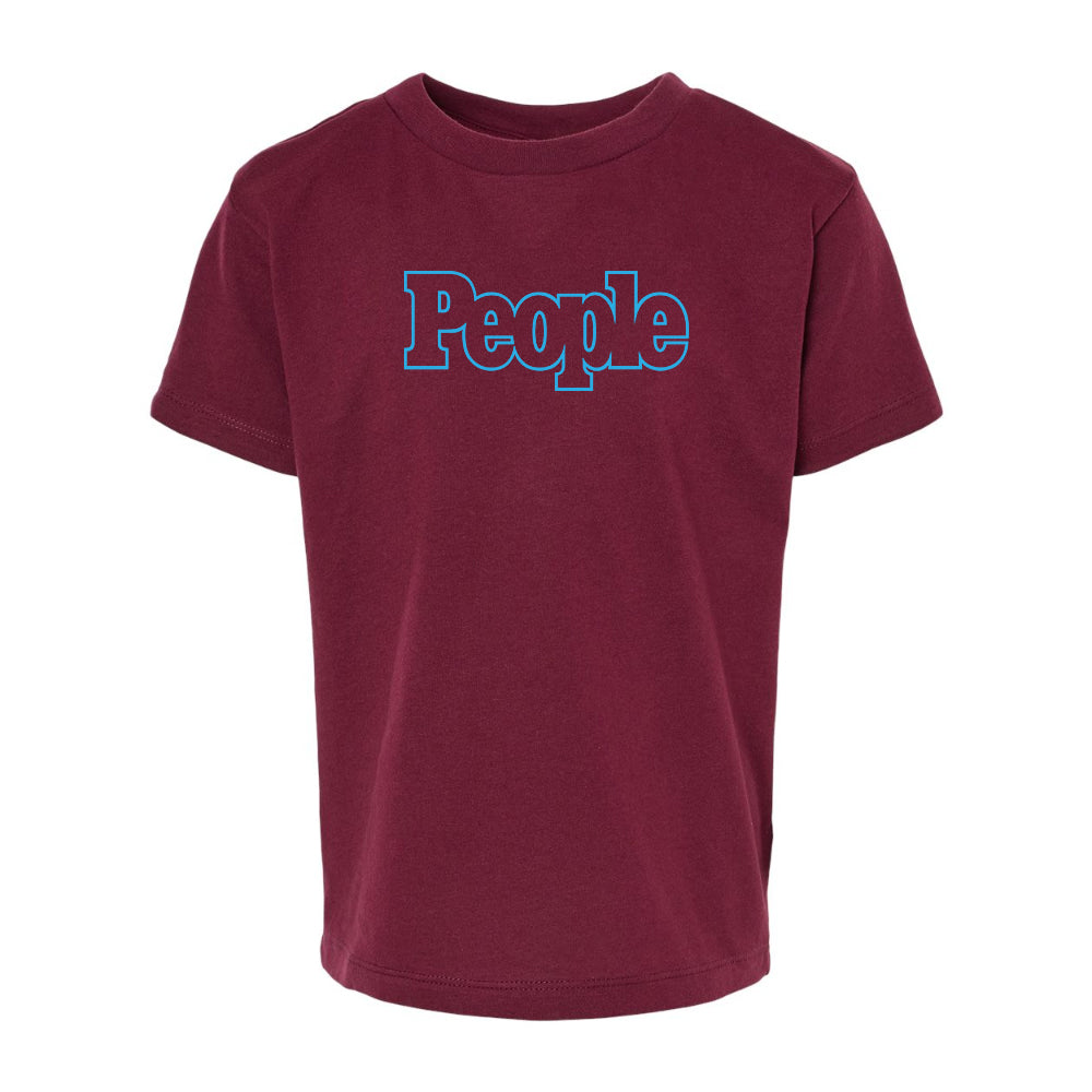People Magazine Logo BELLA  CANVAS Toddler Jersey Tee