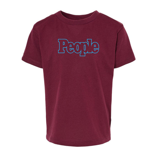 People Magazine Logo BELLA  CANVAS Toddler Jersey Tee