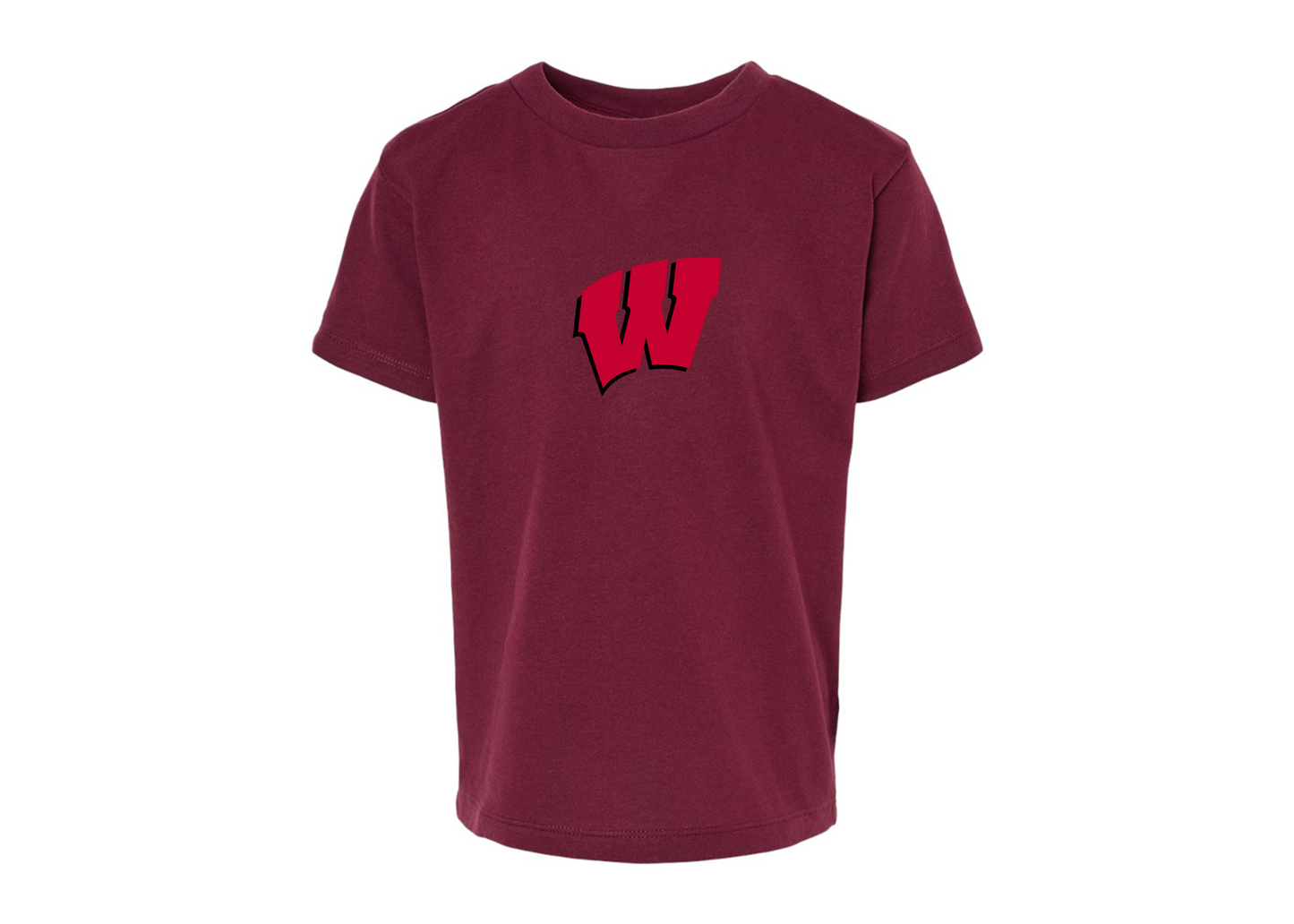 Wisconsin Badgers BELLA  CANVAS Toddler Jersey Tee
