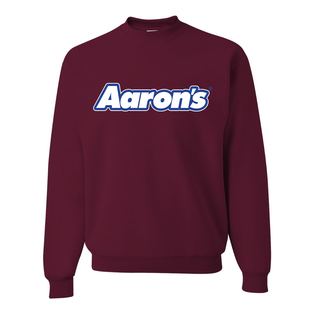 Men's Aaron_s Logo  JERZEES NuBlend Crewneck Sweatshirt