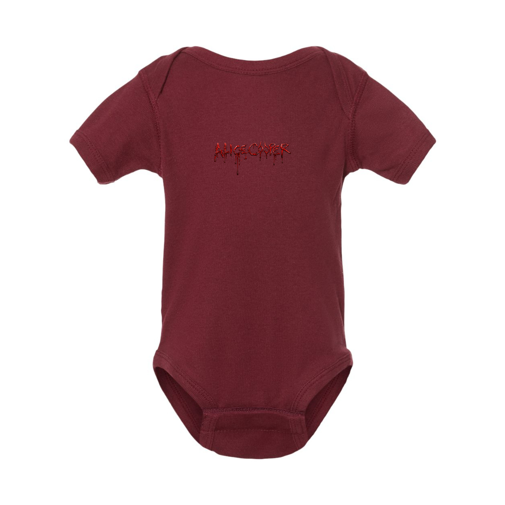 Alice Cooper Logo  Rabbit Skins Infant Baby Rib Bodysuit