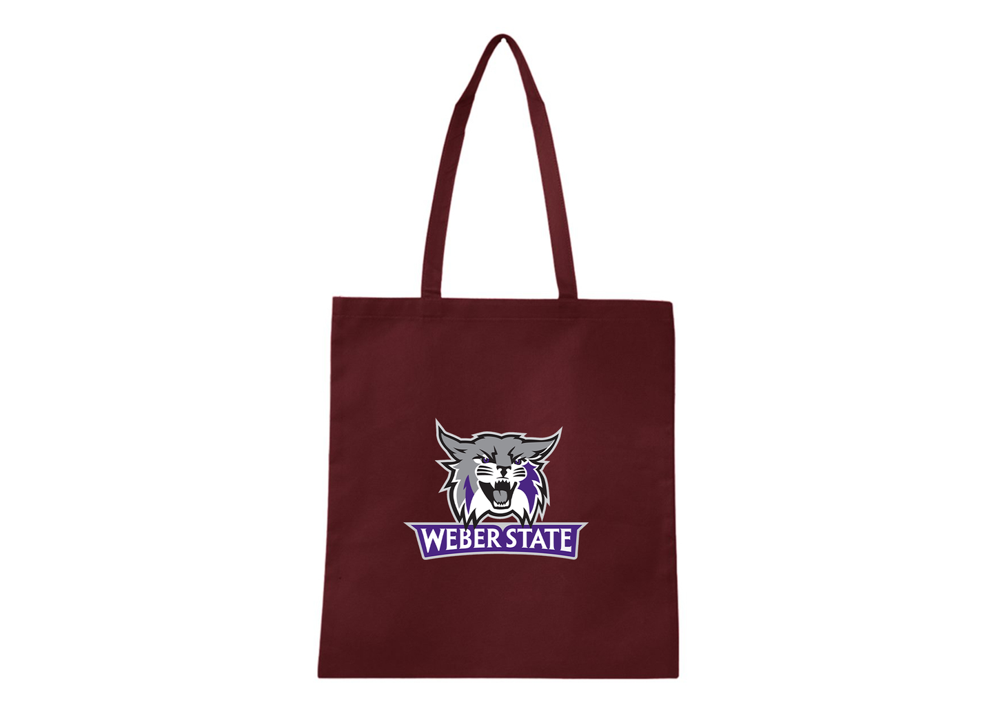 Weber State Wildcats Q-Tees Non-Woven  Tote