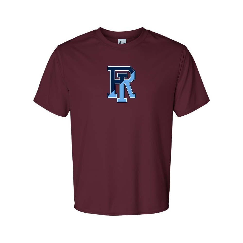 Men's Rhode Island Rams Logo Polyester T-Shirt