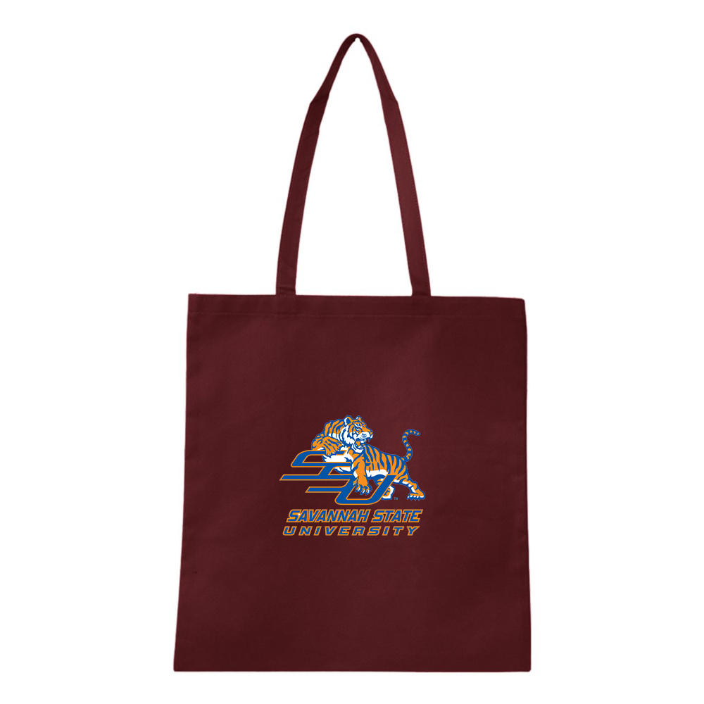 Savannah State Tigers Logo Q-Tees Non-Woven  Tote