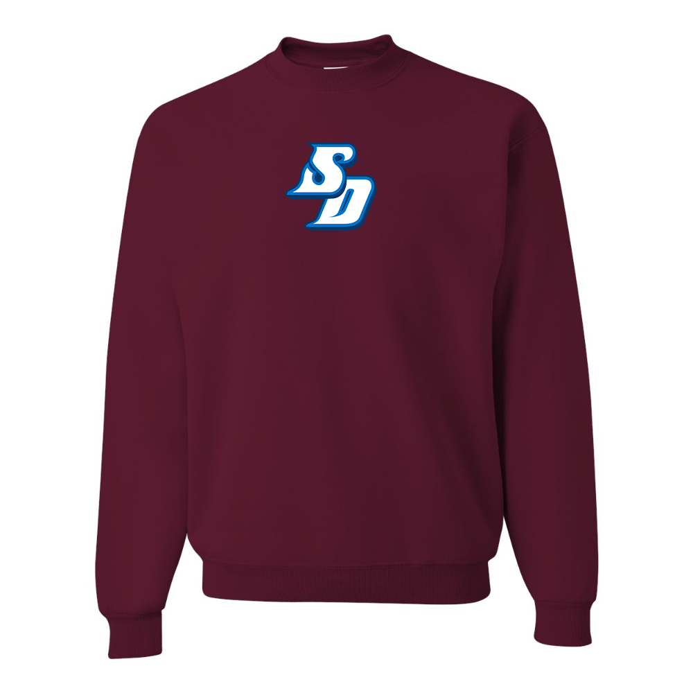 Men's San Diego Toreros Logo  JERZEES NuBlend Crewneck Sweatshirt