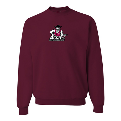 Men's Aggies New Mexico State Logo  JERZEES NuBlend Crewneck Sweatshirt