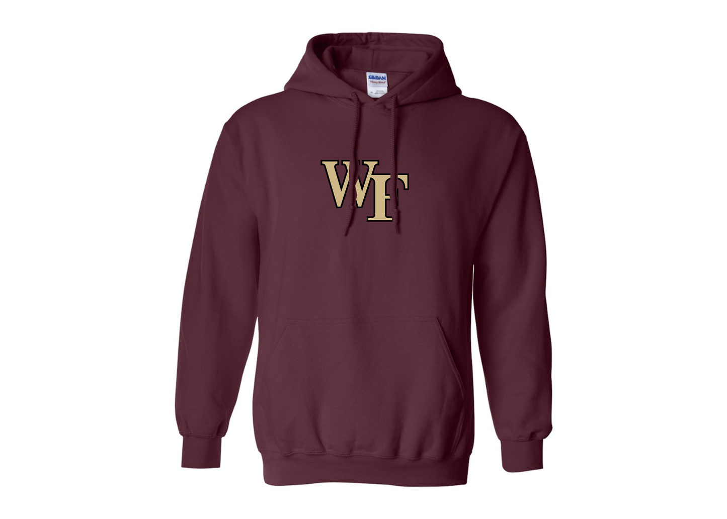 Men's Wake Forest Demon Deacons Gildan  Heavy Blend Hooded Sweatshirt
