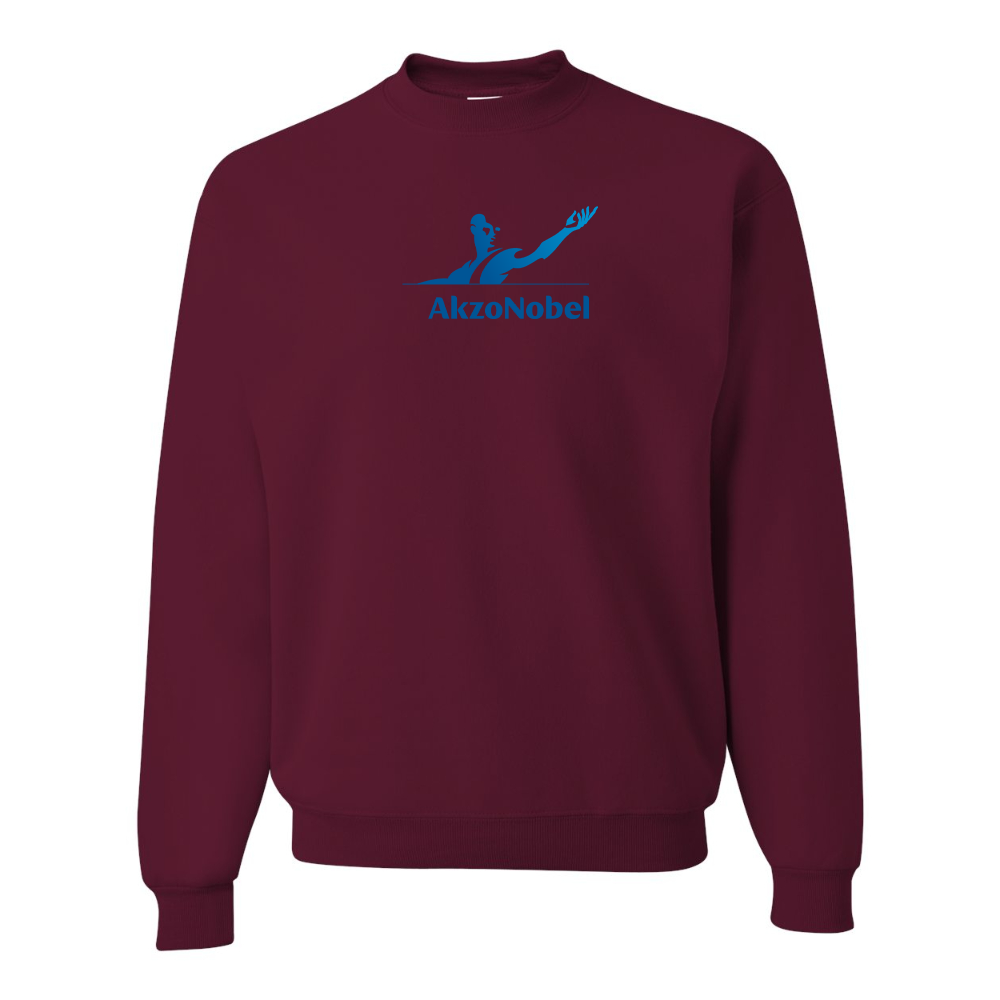 Men's AkzoNobel Logo JERZEES NuBlend Crewneck Sweatshirt
