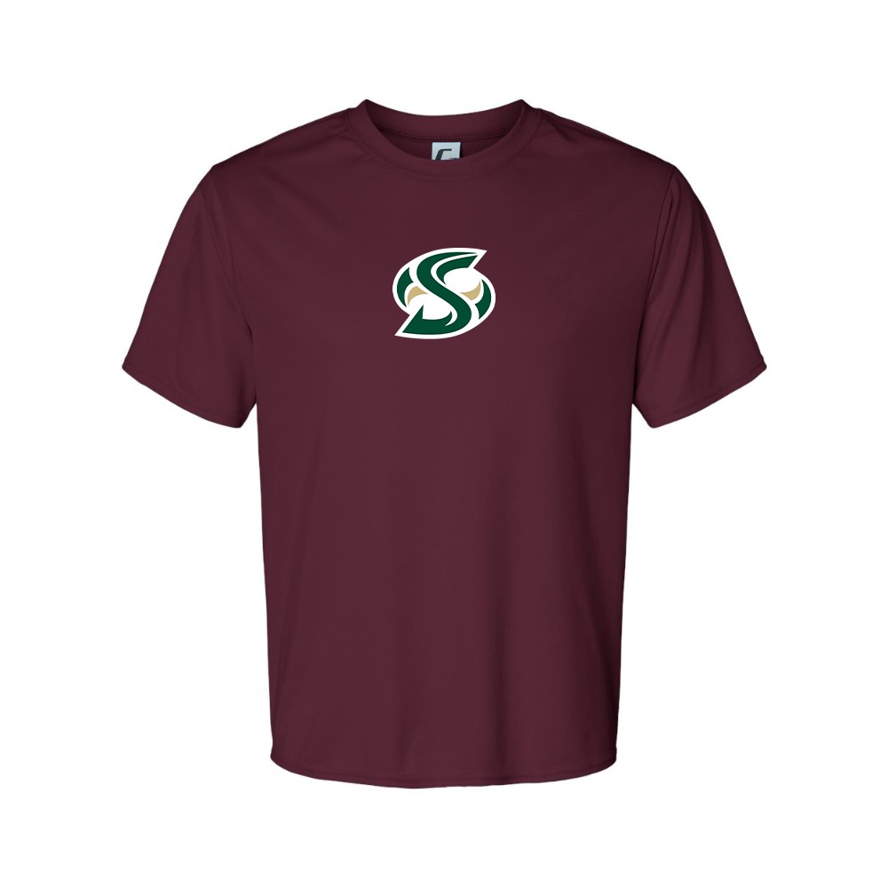 Men's Sacramento State Hornets Logo  Polyester T-Shirt