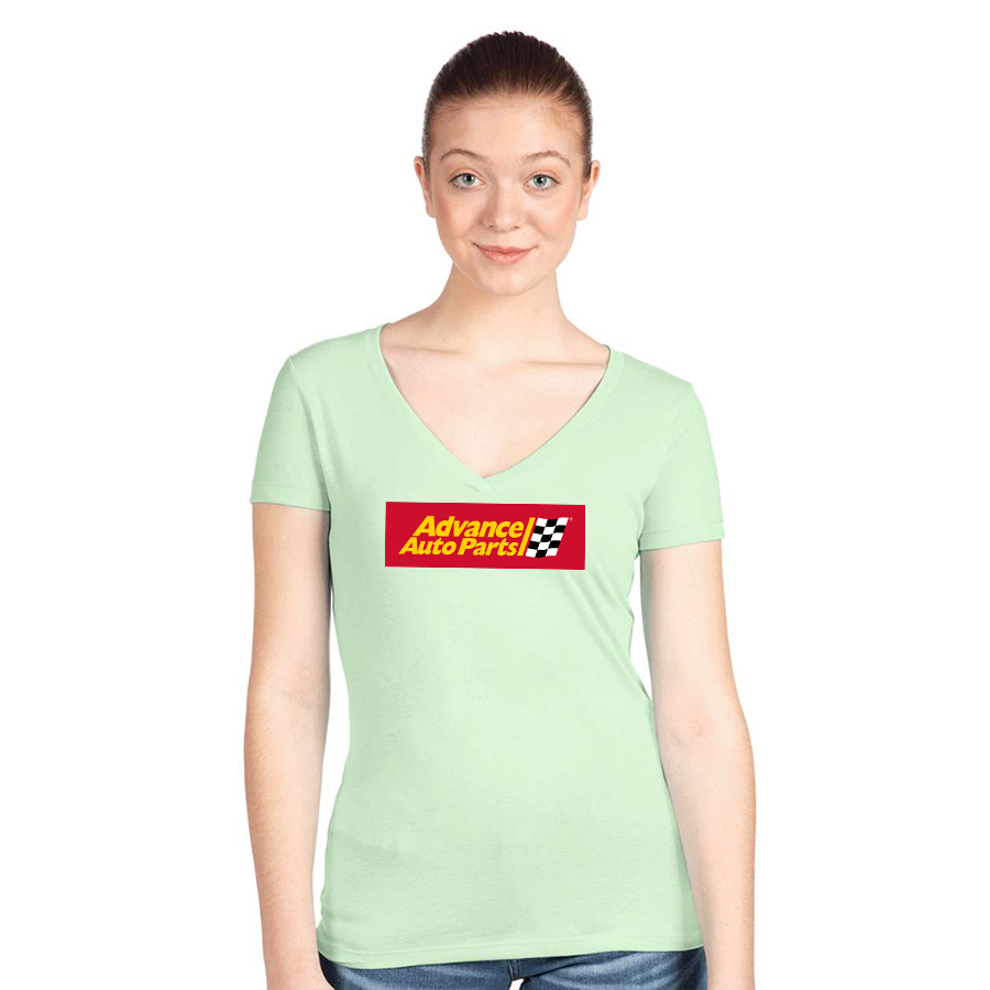 Women's Advance Auto Parts Logo Next Level V-Neck T-Shirt