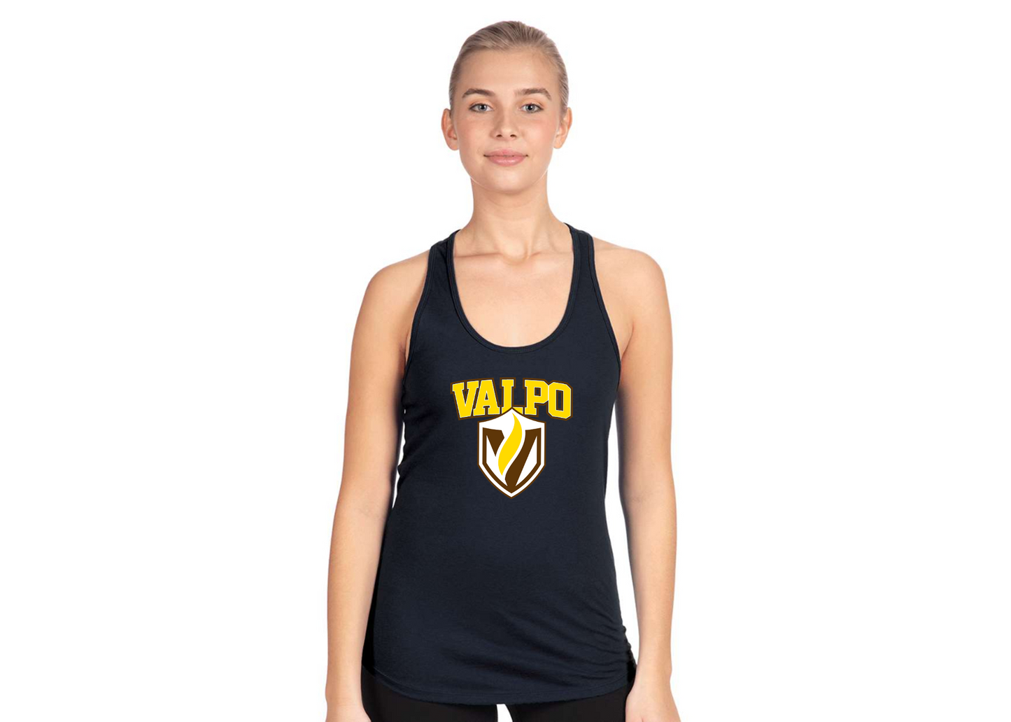 Women's Valparaiso Crusaders Next Level Ideal Racerback Tank