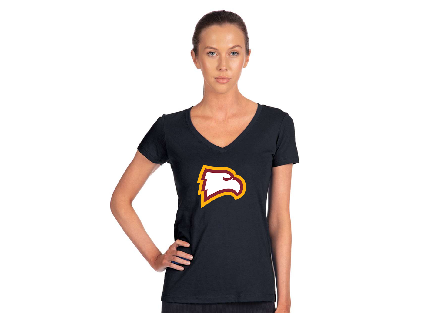 Women's Winthrop Eagles Next Level V-Neck T-Shirt