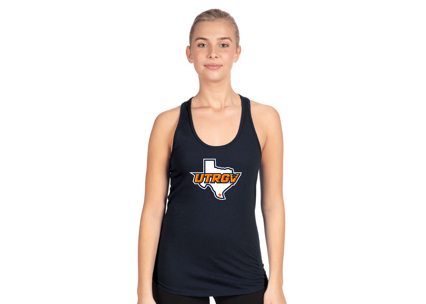 Women's UTRGV Vaqueros Next Level Ideal Racerback Tank