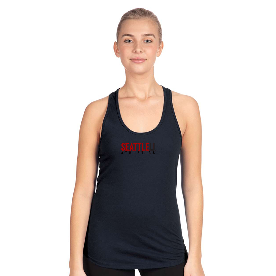 Women's Seattle Redhawks Logo Next Level Ideal Racerback Tank