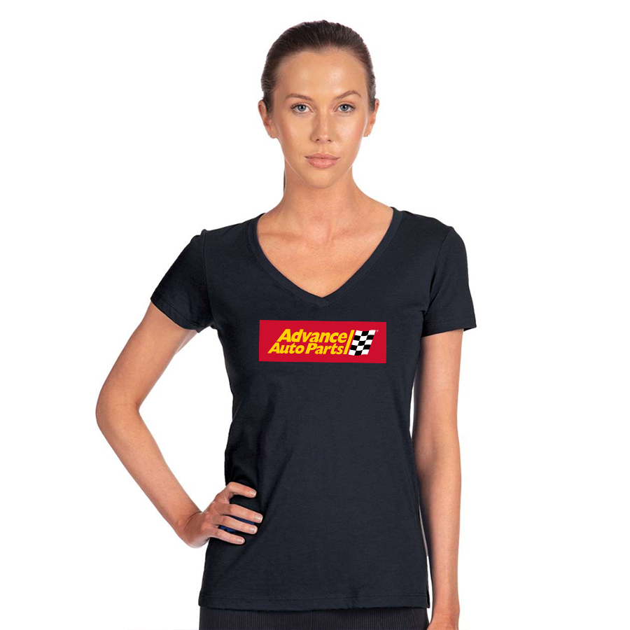 Women's Advance Auto Parts Logo Next Level V-Neck T-Shirt