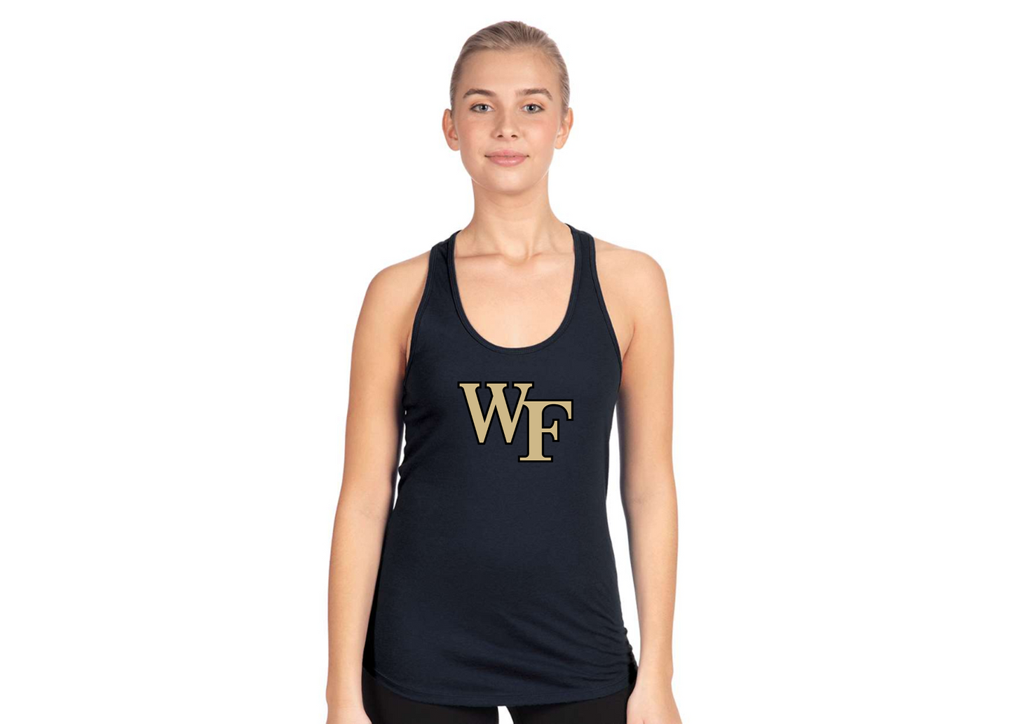 Women's Wake Forest Demon Deacons Next Level Ideal Racerback Tank