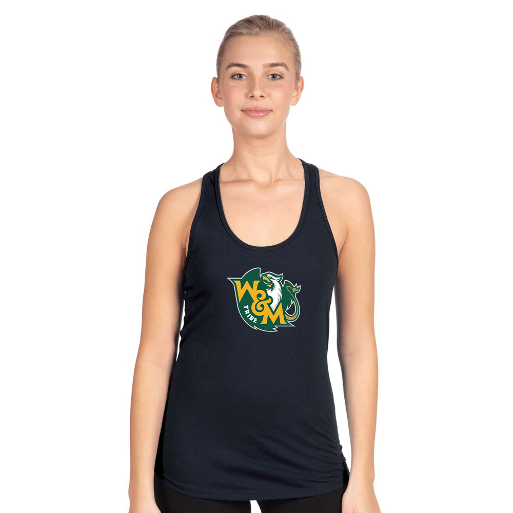 Women's William and Mary Tribe Next Level Ideal Racerback Tank