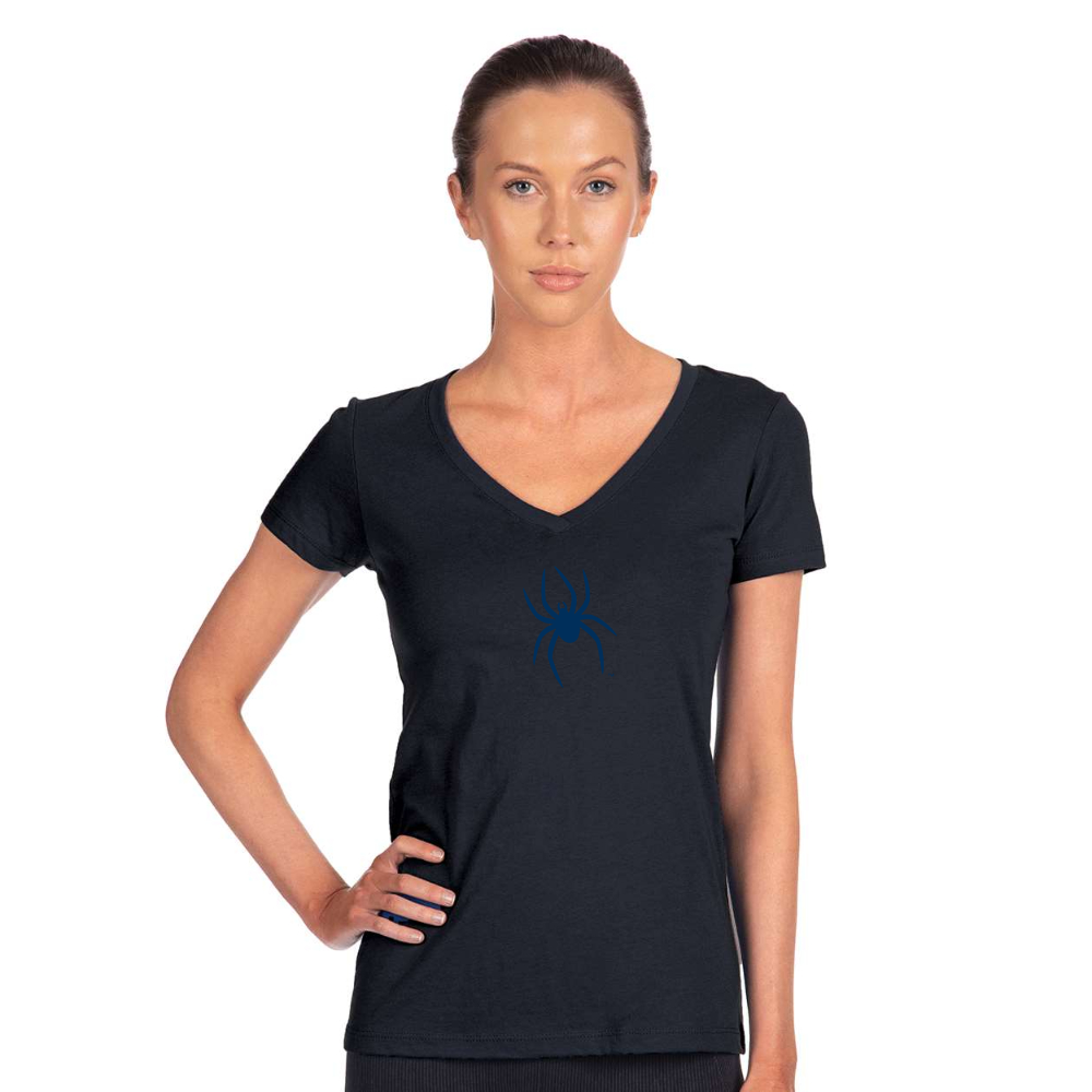 Women's Richmond Spiders Logo  Next Level V-Neck T-Shirt