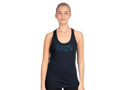 Women's People Magazine Logo Next Level Ideal Racerback Tank