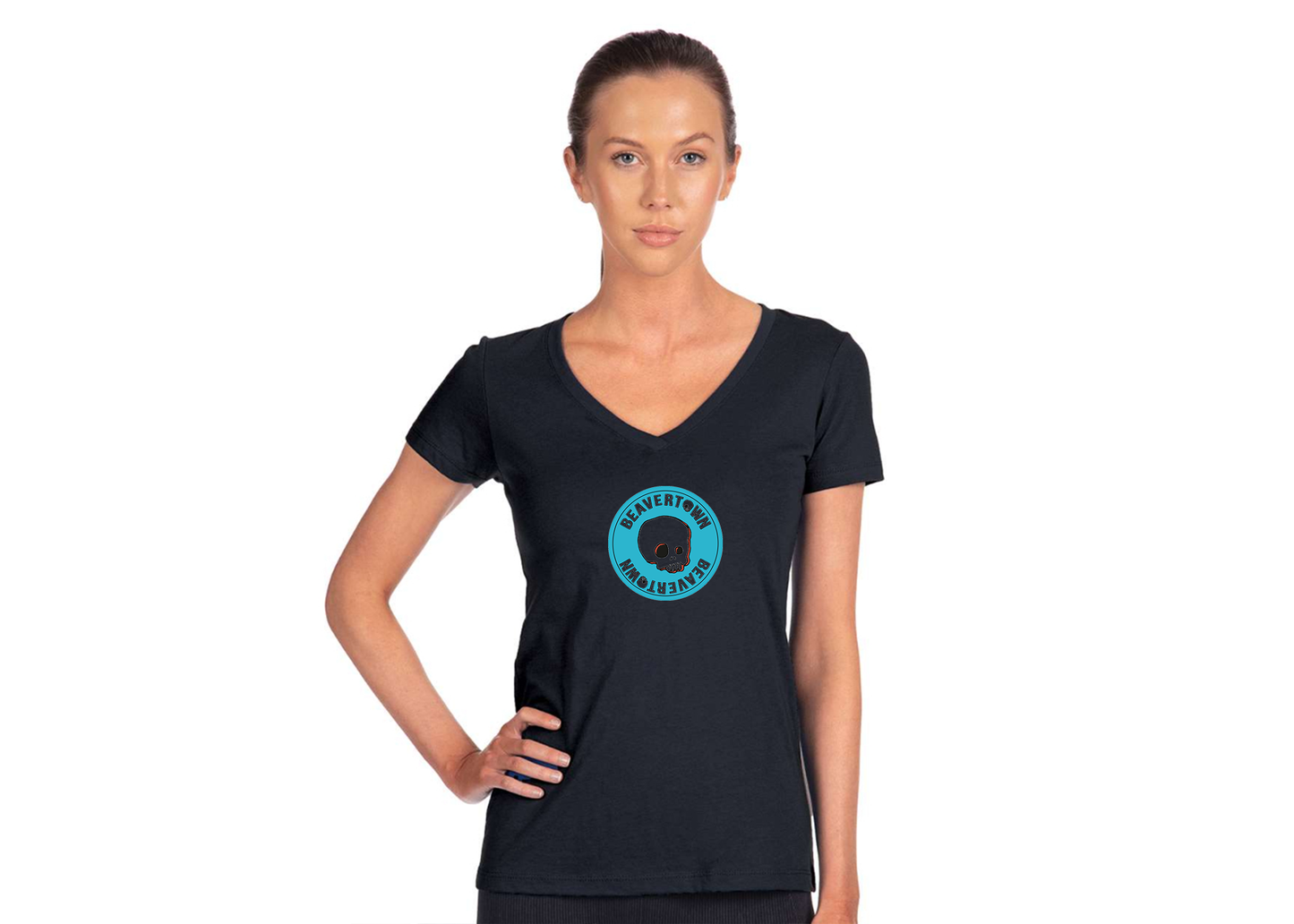 Women's Beavertown Brewery Next Level V-Neck T-Shirt